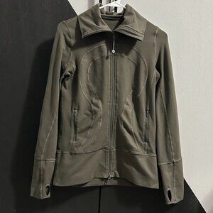 Lululemon Define Jacket Dark Olive Full Zip Women's Size 6